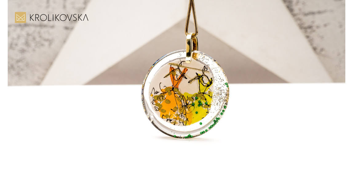 Biżuteria malowana przez artystę – unikatowa biżuteria artystyczna | Marzena Królikowska-Kukuła